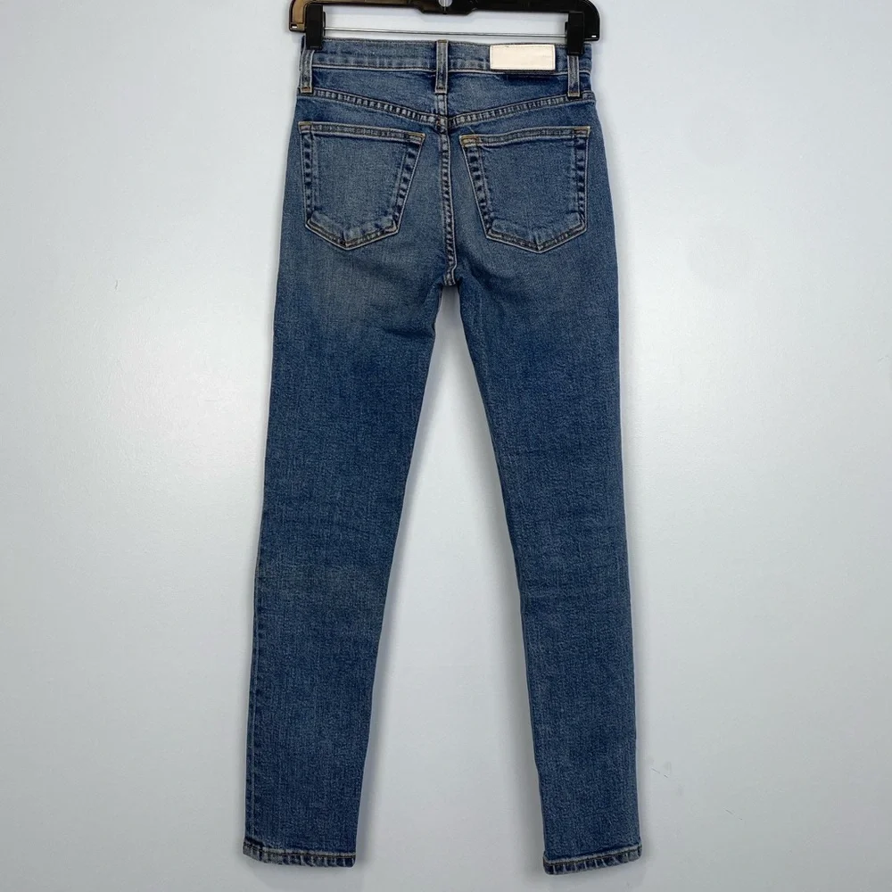 RE/DONE High Rise Ankle Crop Stretch Size 24 Casual Classic‎ Closet Staple